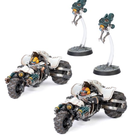 Necromunda: Ironhead Squat Svenotar Scout Trikes