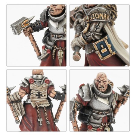 Empire de l'Homme: Warrior Priest of Sigmar Squad (x3)