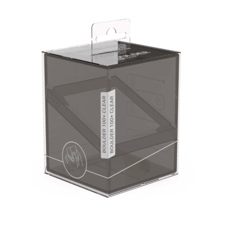 Deck Box: Boulder Deck 100+ Clear Taille Standard Onyx