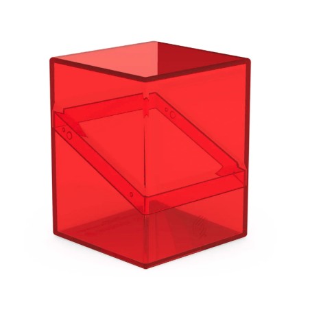 Deck Box: Boulder Deck 100+ Clear Taille Standard Ruby