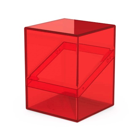 Deck Box: Boulder Deck 100+ Clear Taille Standard Ruby