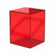 Deck Box: Boulder Deck 100+ Clear Taille Standard Ruby