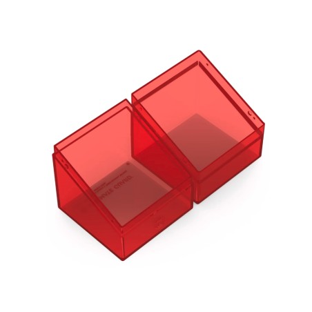 Deck Box: Boulder Deck 100+ Clear Taille Standard Ruby