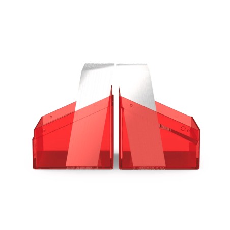 Deck Box: Boulder Deck 100+ Clear Taille Standard Ruby