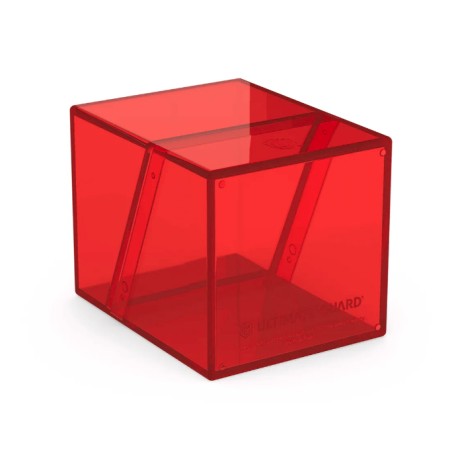 Deck Box: Boulder Deck 100+ Clear Taille Standard Ruby