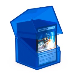 Deck Box: Boulder Deck 100+ Clear Taille Standard Sapphire