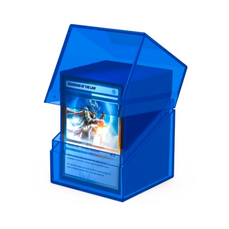 Deck Box: Boulder Deck 100+ Clear Taille Standard Sapphire