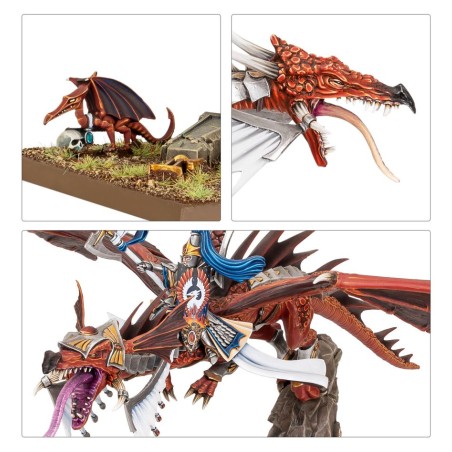 The Old World Hauts Elfes: Seigneur sur Dragon