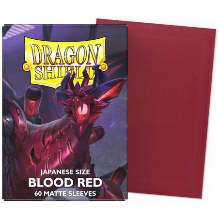 Pochettes: Dragon Shield SMALL Blooded Red x60