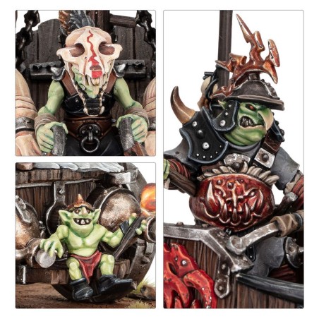 Gloomspite Gitz: Grogneboss sur Rouleguerre