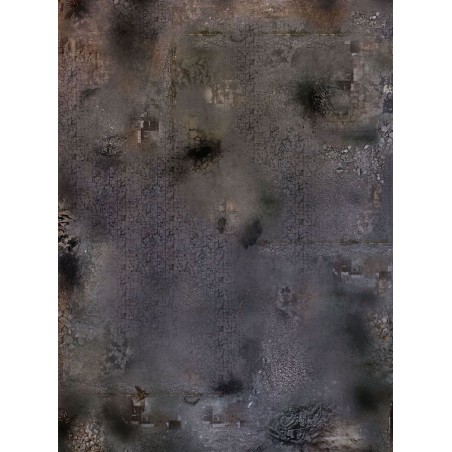 Tapis de jeu: Ruined City / Grassland