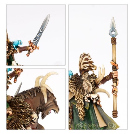 The Old World Elfes Sylvain: Noble sur Grand Cerf (x1)