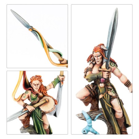 The Old World Elfes Sylvain: Command Troupe