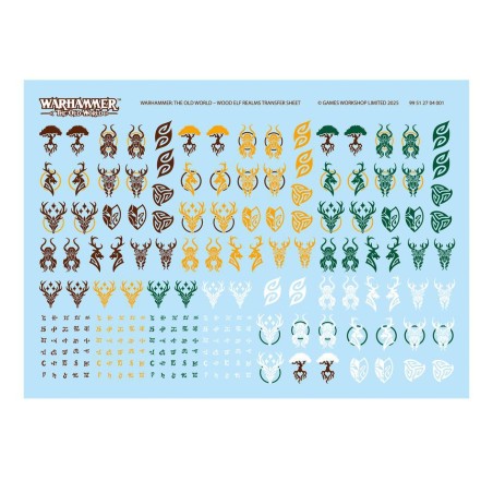 The Old World Elfes Sylvain: Bataillon (62 Figurines)