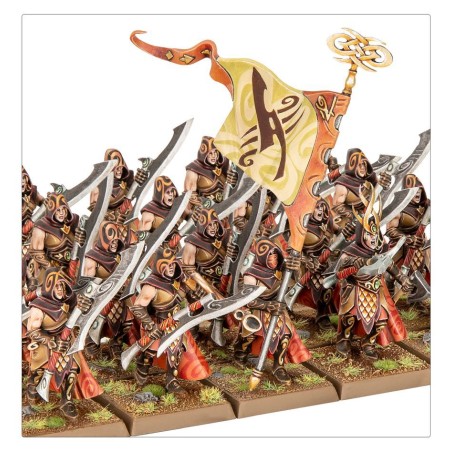 The Old World Elfes Sylvain: Bataillon (62 Figurines)