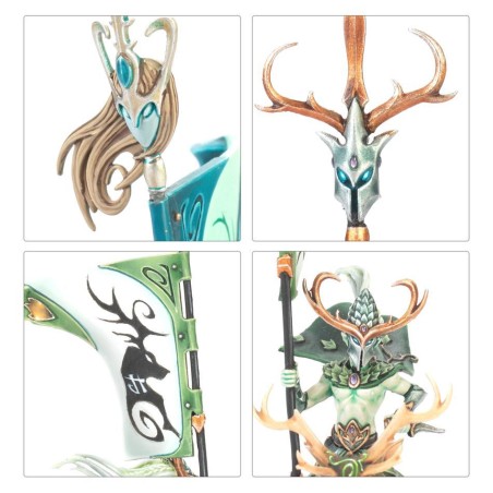 The Old World Elfes Sylvain: Bataillon (62 Figurines)