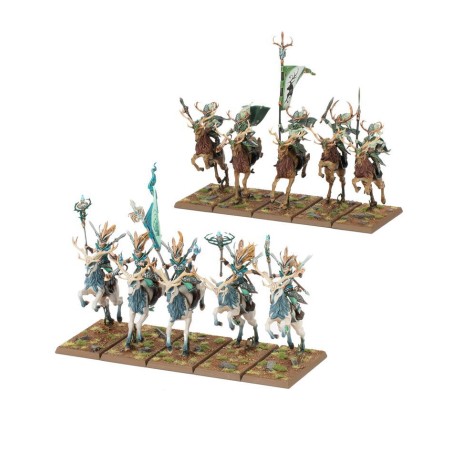 The Old World Elfes Sylvain: Bataillon (62 Figurines)