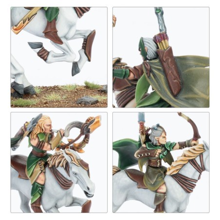 The Old World Elfes Sylvain: Glade Riders (12 Figurines)