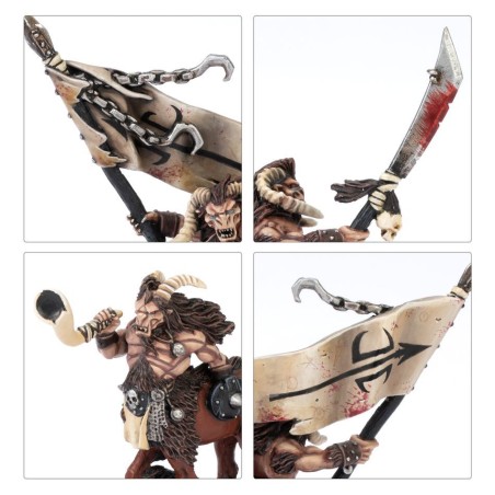 The Old World Hommes-Bête: Etat-Major des Centigors (x5)