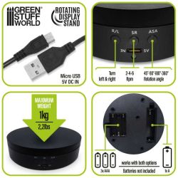 Plateau tournant electrique 136mm