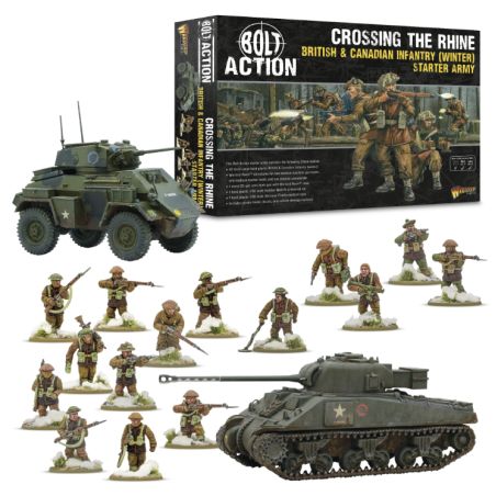 Bolt Action: Crossing the Rhine' British & Canadian Army (Winter)