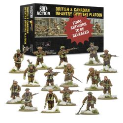 Bolt Action: British & Canadian Army infantry (Winter) Platoon