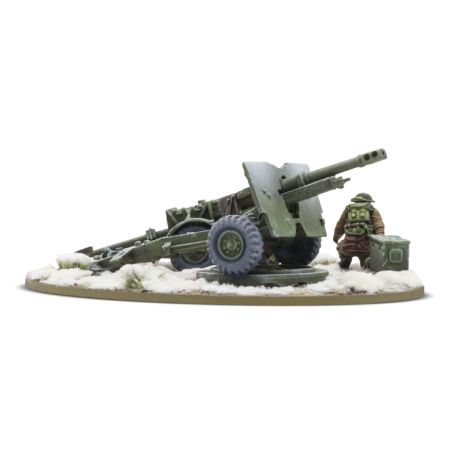 Bolt Action: British infantry (Winter) 25 PDR ATG and Crew