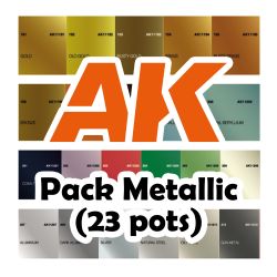 AK: Pack Metallic (23 pots)