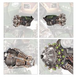 Space Marines Legion: Armes de Dreadnought Saturnine – Configuration Ophion