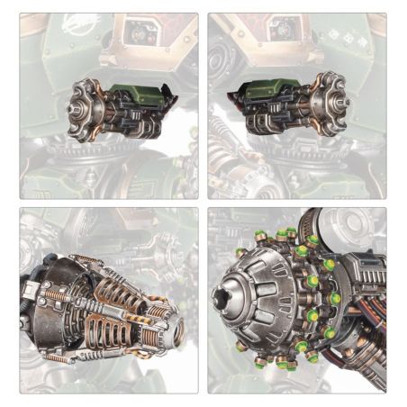 Space Marines Legion: Armes de Dreadnought Saturnine – Configuration Ophion