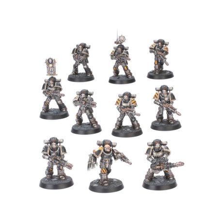 Space Marines Legion: Escouade de Vétérans Tactiques MkII avec Armes Désintégratrices