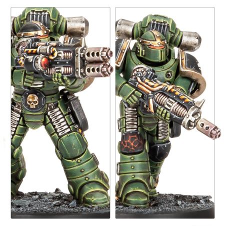 Space Marines Legion: Escouade de Vétérans Tactiques MkII avec Armes Désintégratrices