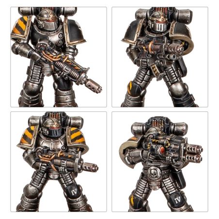 Space Marines Legion: Escouade de Vétérans Tactiques MkII avec Armes Désintégratrices