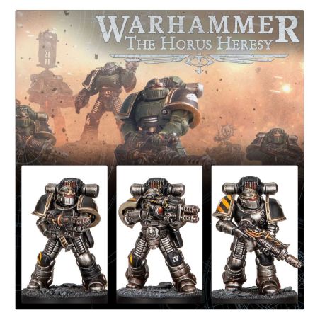 Space Marines Legion: Escouade de Vétérans Tactiques MkII avec Armes Désintégratrices