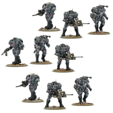 Konflikt'47: Stahltruppen Heavy Infantry (x9 Figurines)