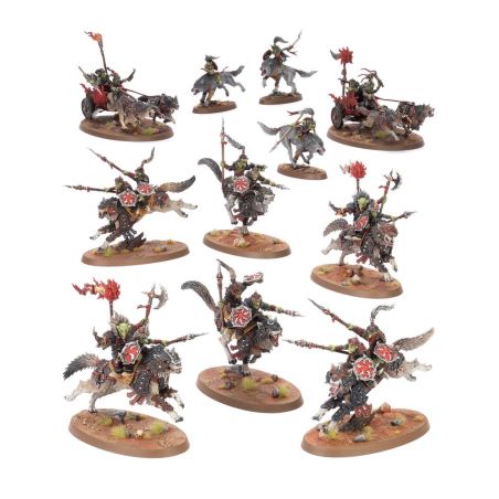 Gloomspite Gitz: Fer de Lance Grognemeute de Chasse (x11 Figurines)