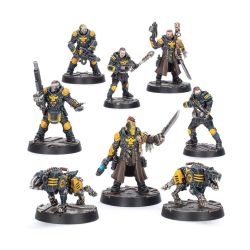 Necromunda: Palanite Enforcer Captains and Sergeants (x8 Figurines)
