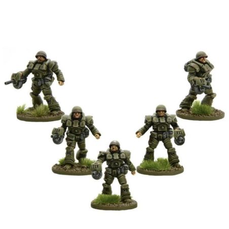 Konflikt'47: K47 US Heavy Infantry (x5 Figurines)
