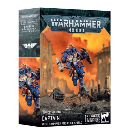 Space Marines: Capitaine avec Reacteur Dorsal et Bouclier Relique