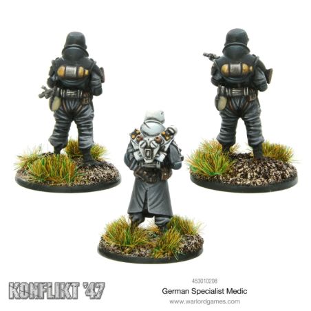 Konflikt'47: German Specialist Medic (x3 Figurines)
