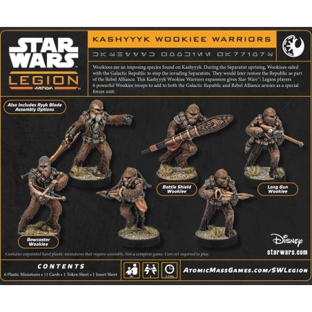 SW Légion: Kashyyyk Wookiee Warriors (x6 Figuines)