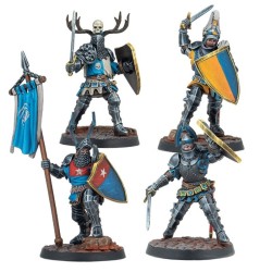 Warcrow: Feudom Foot-Knights-x4-Figurines
