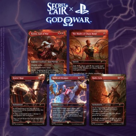 Secret Lair: God of War Greek (x5 Cartes)