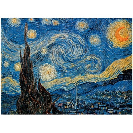Puzzle: Van Gogh - Nuit Etoilée (x1000)