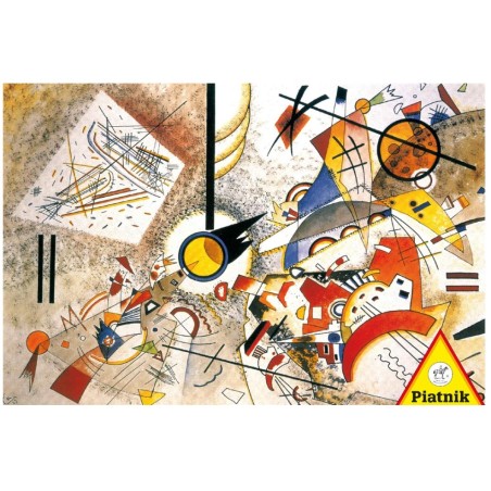 Puzzle: Kandisky - Bustling Aquarelle (x1000)