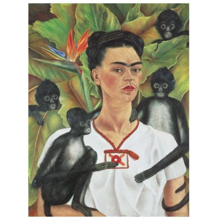 Puzzle: Frida Kahlo - Autoportrait (x1000)