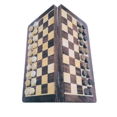 Jeux de Société: Jeu de Dames Pliant (30cm)