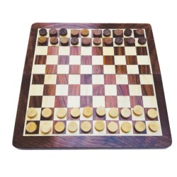 Jeux de Société: Jeu de Dames Pliant (30cm)