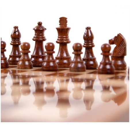 Jeux Echecs: Echiquier Tiroir (25cm)