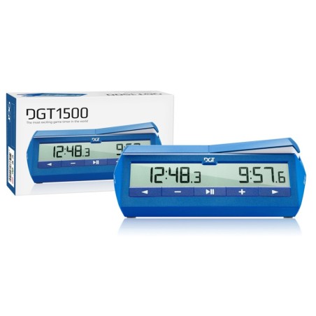 Jeux Echecs: Pendule DGT1500 Bleu